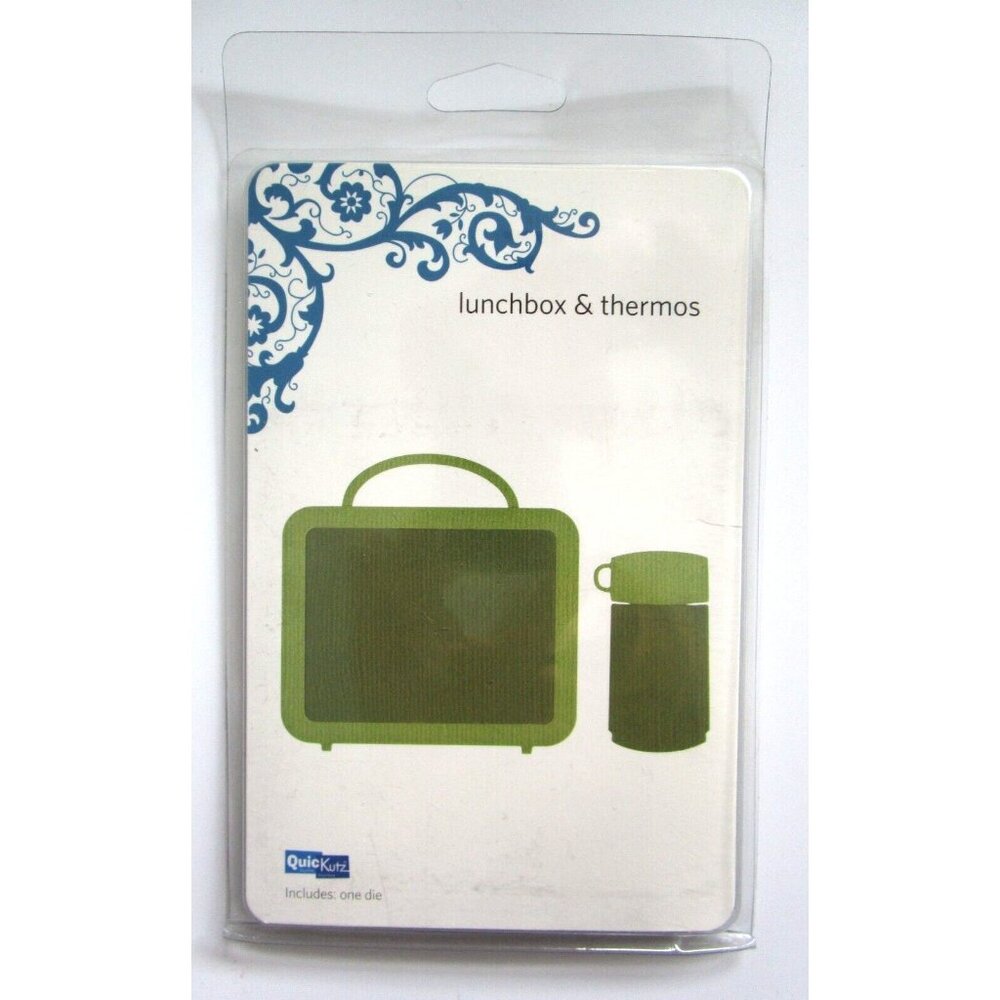 QuicKutz "Lunchbox & Thermos" - One Die Cut "REV 0048 Revolution Die" - 2007 NOS